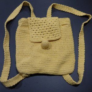 Rare Vintage Gymboree crochet backpack purse